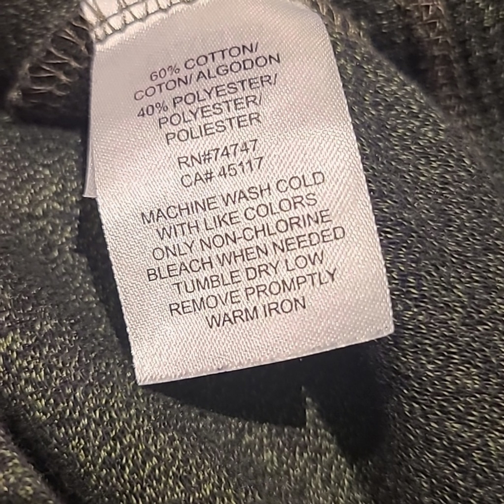 Redhead men's mock turtleneck 1/4 zip thermal. Sz 2XL. (#567) green/black. - Picture 9 of 10